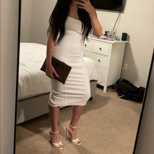 Misty bandage midi dress